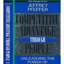 Book Cover: Competitive Advantage Through People: Unleashing the Power of the Work Force