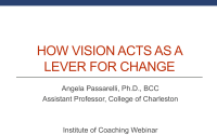 How Vision is a Lever for Change